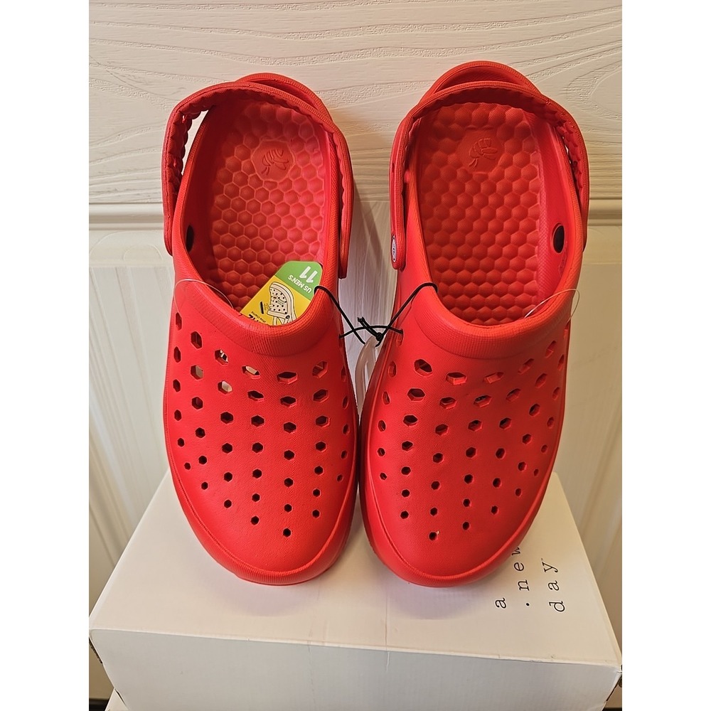 Joybees Men's Active Chance Clogs - Game Day Red Size 11 NWT